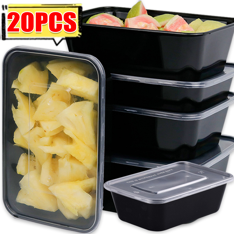 Meal Prep Chef - 10/20x Food Storage Containers with Lids