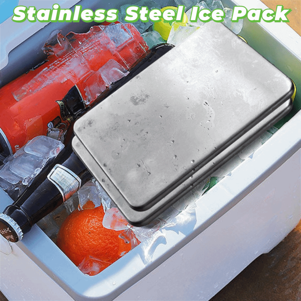 Meal Prep Quick - Reusable Stainless Steel Ice Packs Quick