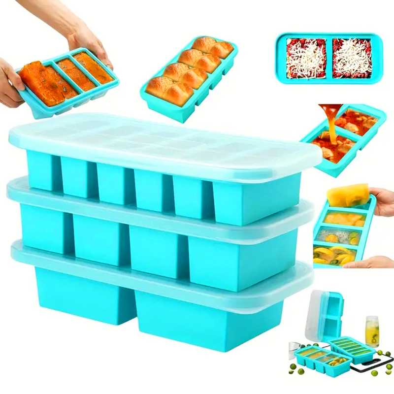 Meal Prep Chef - 2 or 3-piece Silicone Freezer Tray
