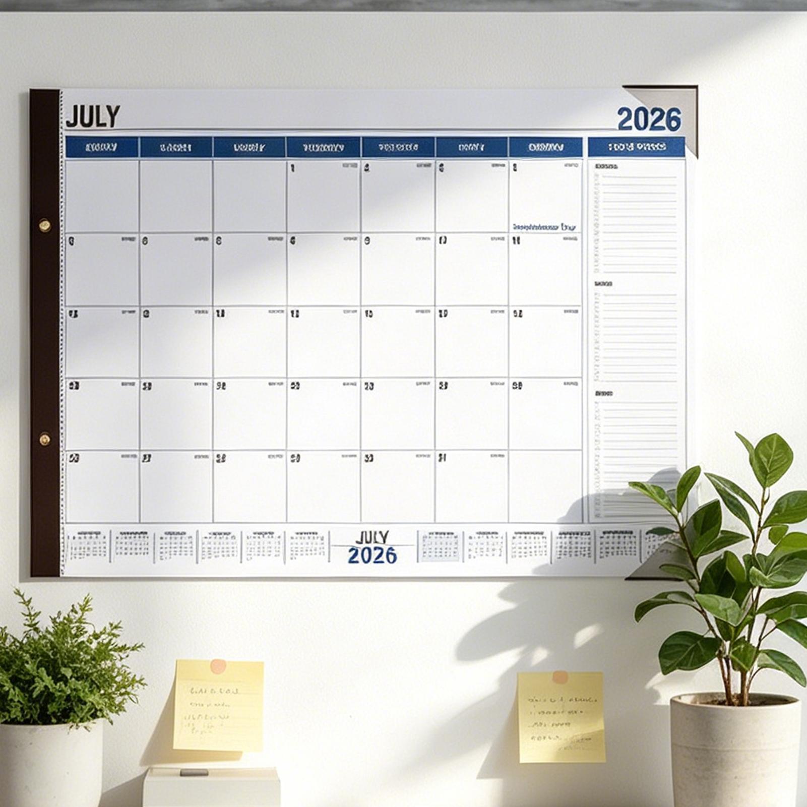 Meal Prep Planner - Large Calendar 2026-2027 Daily Weekly Monthly