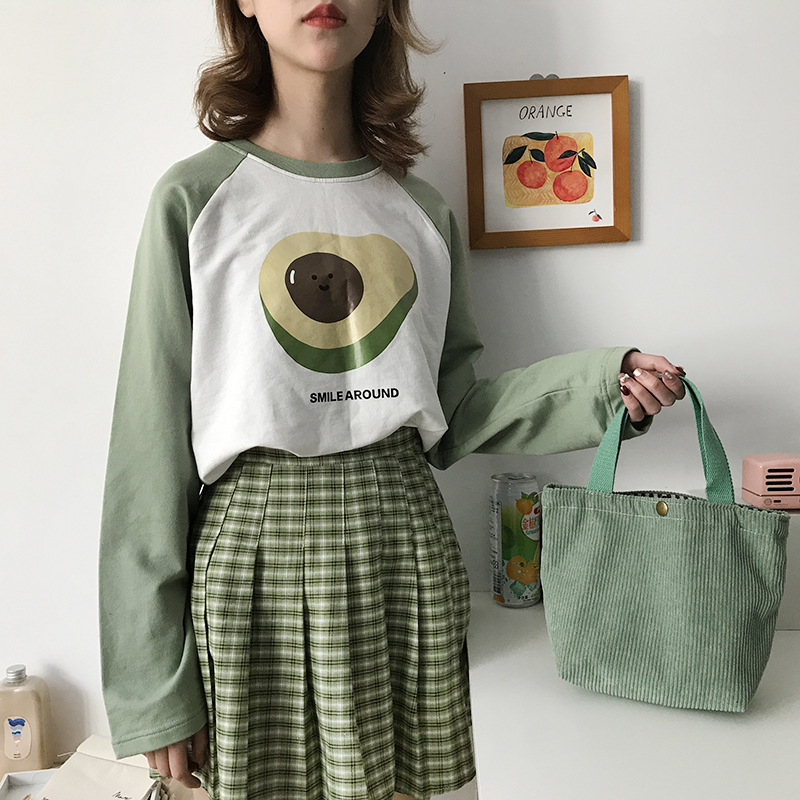 Small Corduroy Lunch Bag For W - огляд і ціна Meal Prep Bag