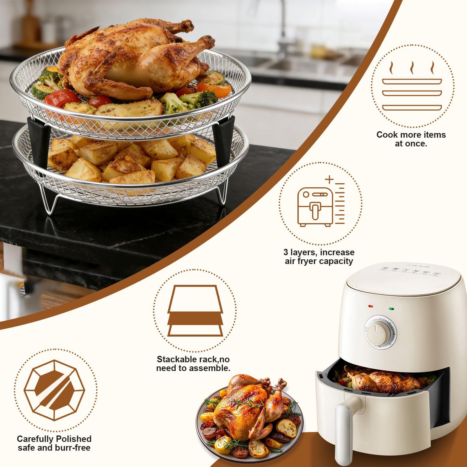 Air Fryer Basket Stainless Ste - огляд і ціна Meal Prep Chef