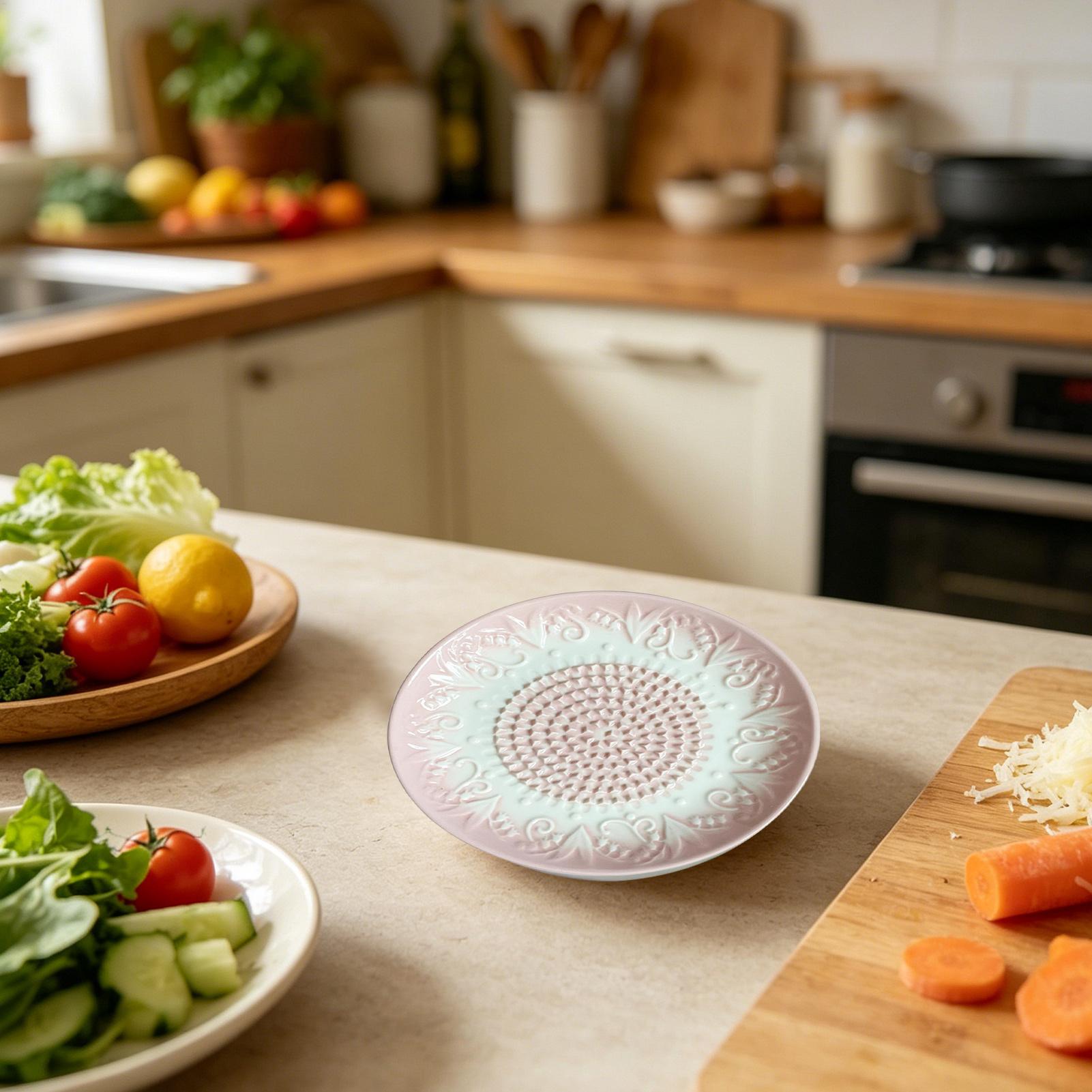 Ceramic Garlic Grater Plate Em - огляд і ціна Meal Prep Chef