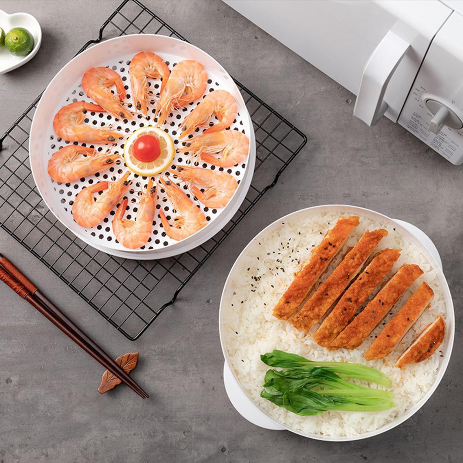 Stackable Microwave Food Steam - огляд і ціна Meal Prep Quick