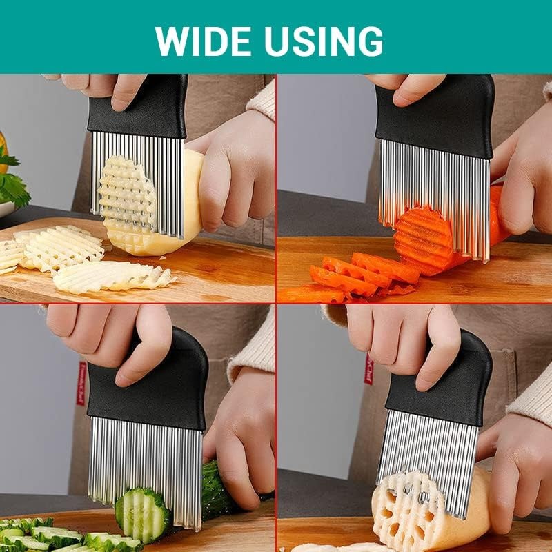 2 Pcs Stainless Steel Crinkle  - огляд і ціна Meal Prep Quick