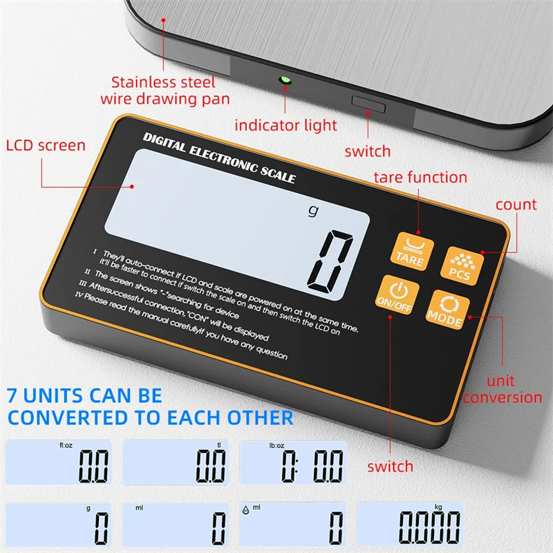 Wireless Kitchen Scale with Re - огляд і ціна Meal Prep Chef