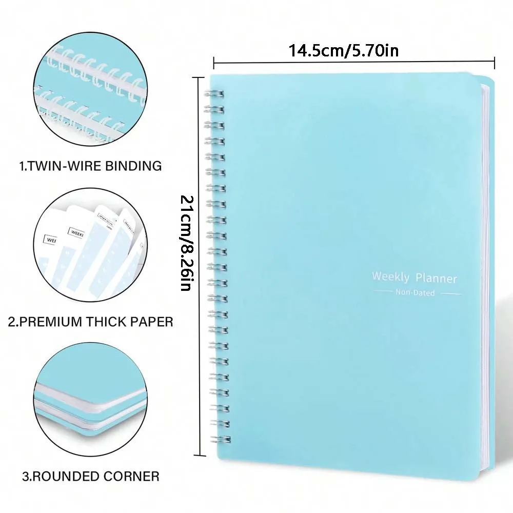 A5 Weekly Planner Coil Daily P - огляд і ціна Meal Prep Planner