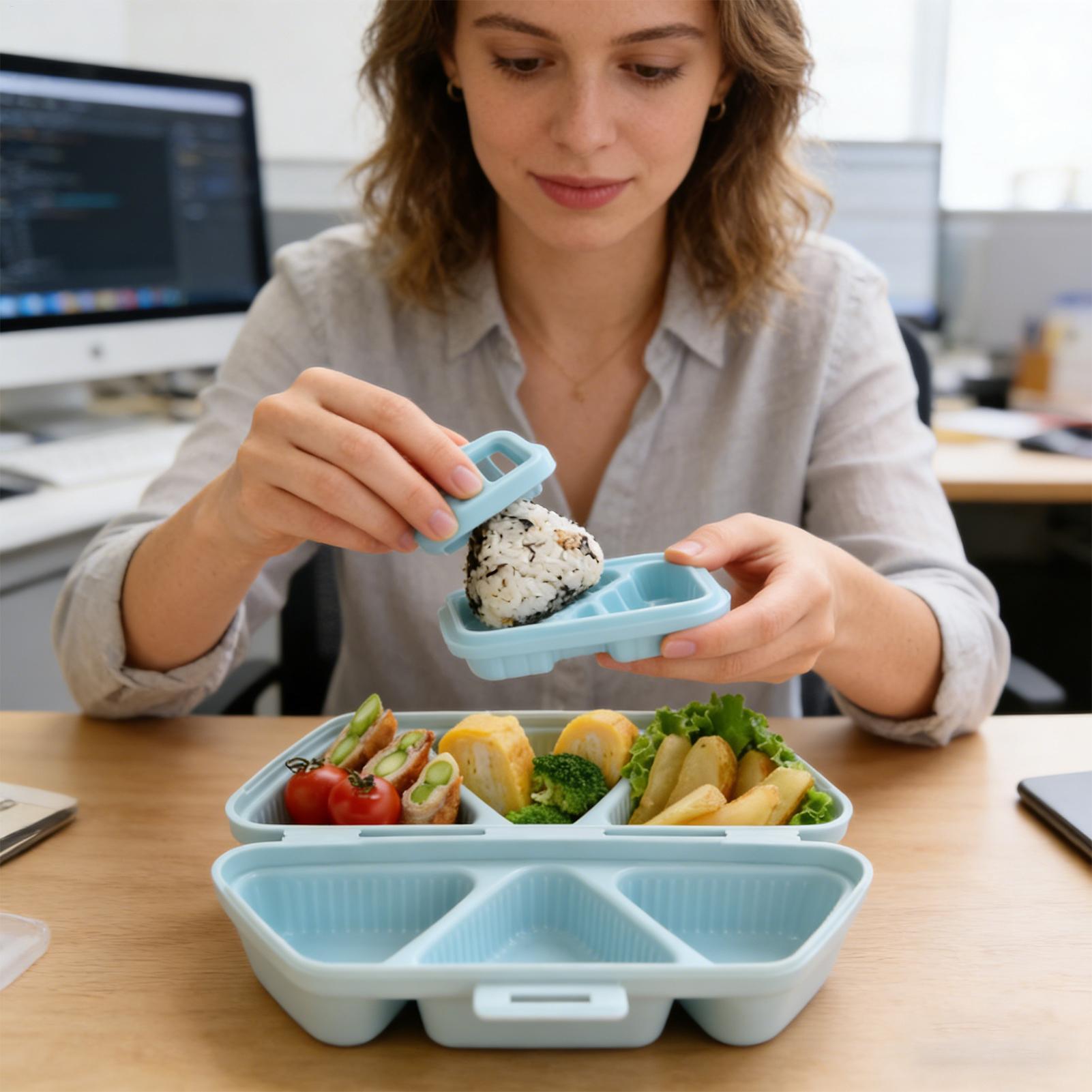 Rice Ball Mold 6-Cavity Japane - огляд і ціна Meal Prep Rice
