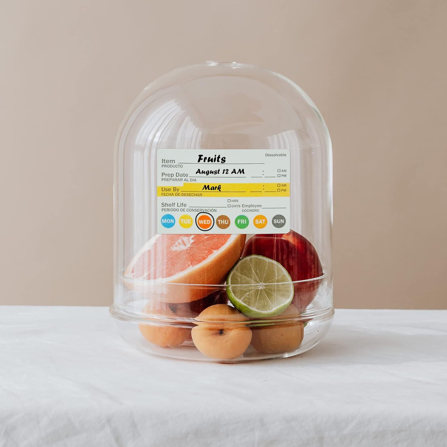 250Pcs/Roll Food Date Labels W - огляд і ціна Meal Prep Chef