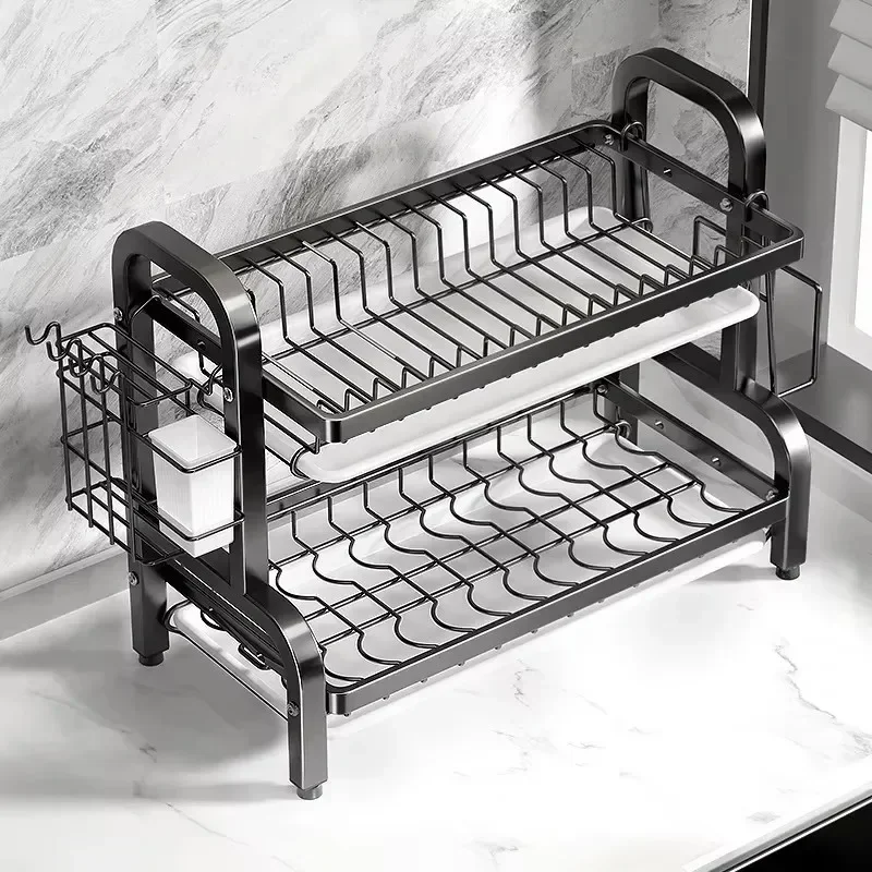 2 Tier Stainless Steel Dish Dr - огляд і ціна Meal Prep Organizer