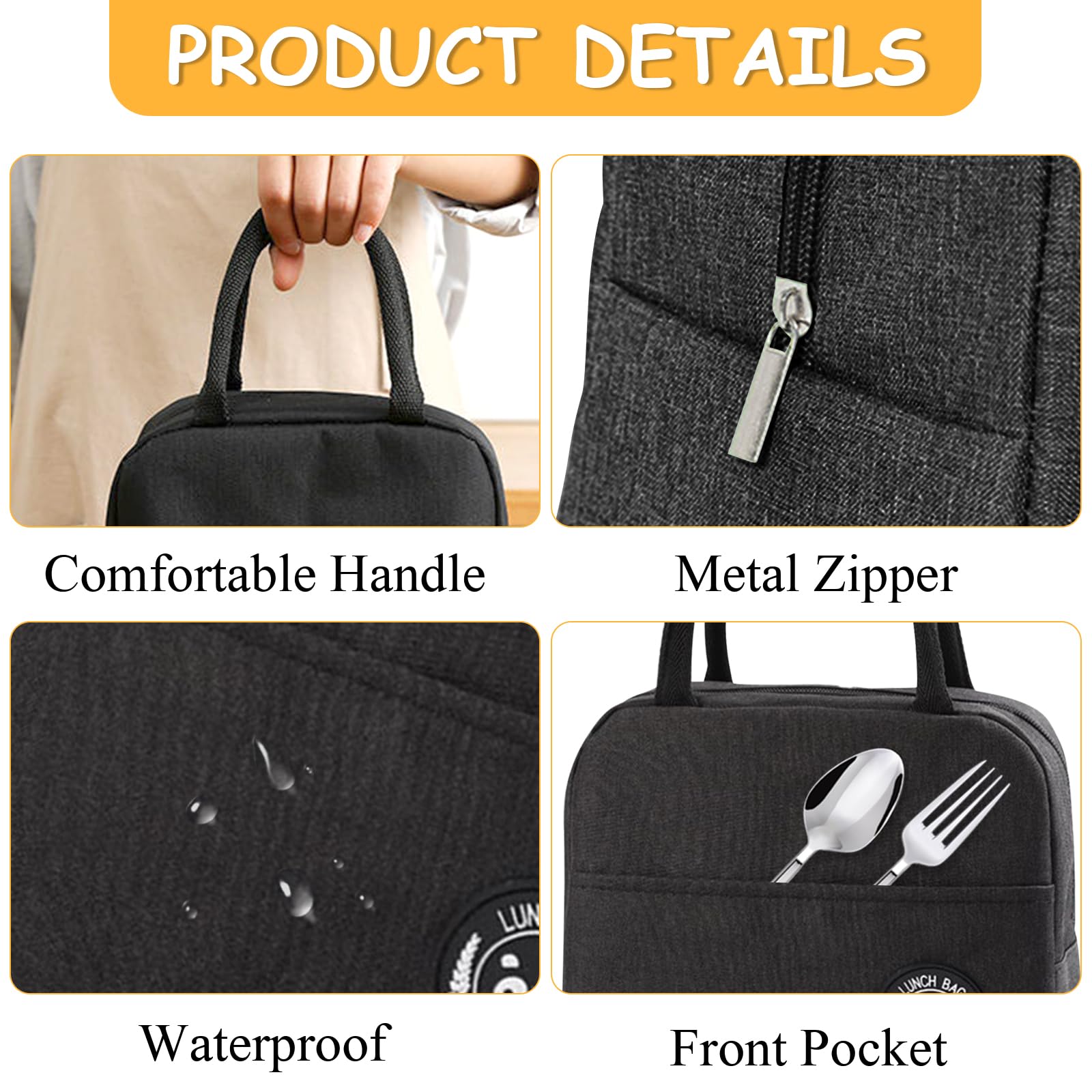 Lunch Bag Insulated Cooler Bag - огляд і ціна Meal Prep Bag