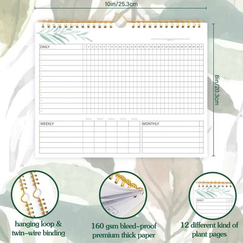1pc Habit Tracker Calendar To  - огляд і ціна Meal Prep Planner