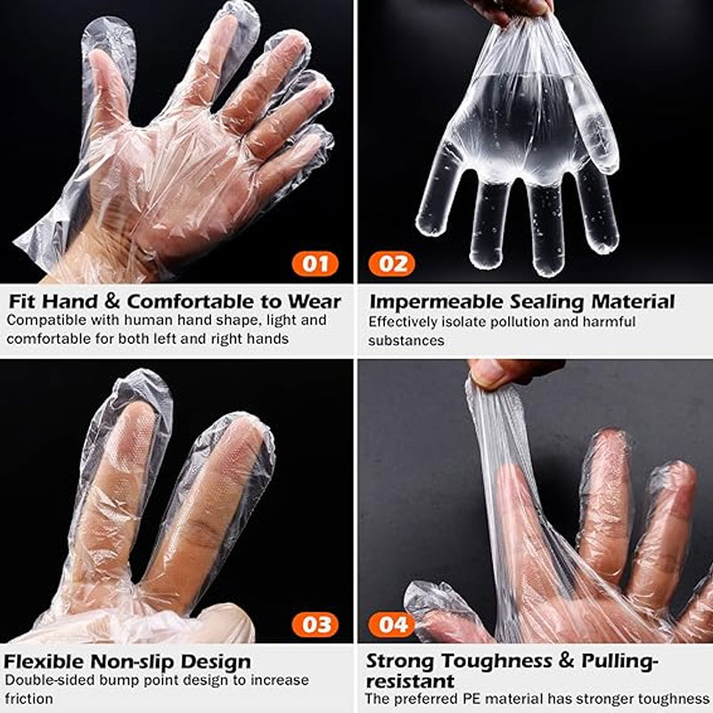 Clear Disposable Gloves Transp - огляд і ціна Meal Prep Chef