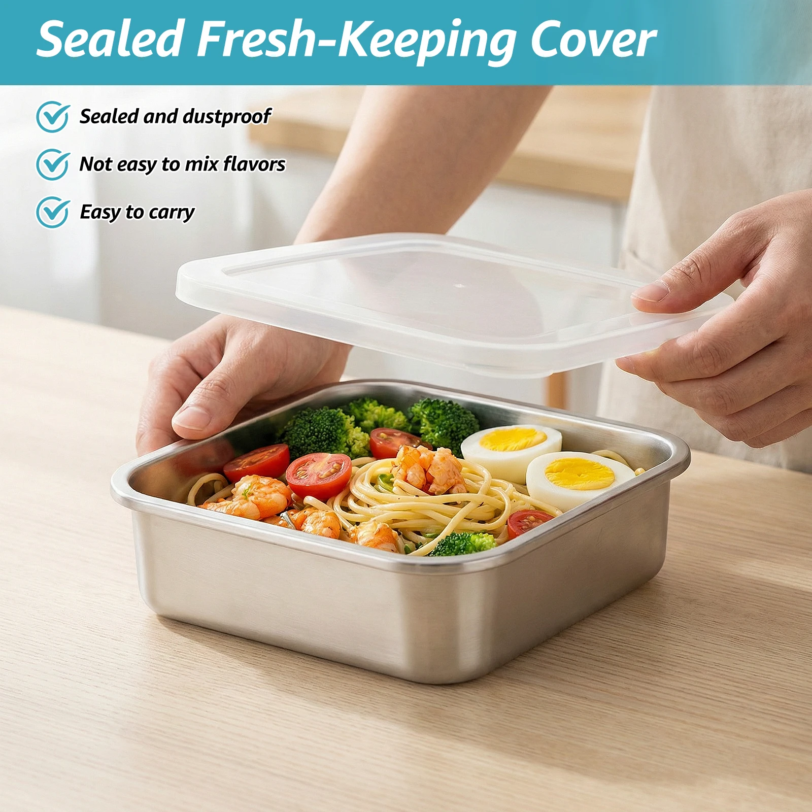 2 in 1 Stainless Steel Fruit W - огляд і ціна Meal Prep With Rice