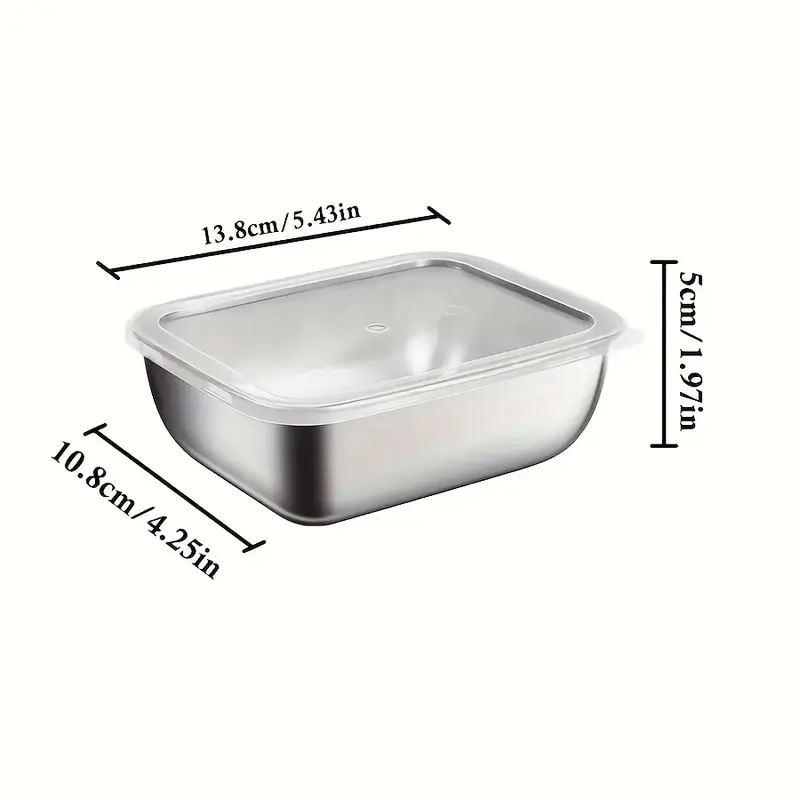 5-Piece Stainless Steel Food S - огляд і ціна Meal Prep Chef