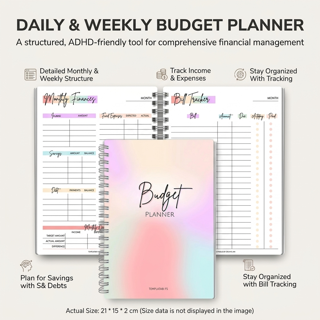 Daily Income and Expense Noteb - огляд і ціна Meal Prep Planner