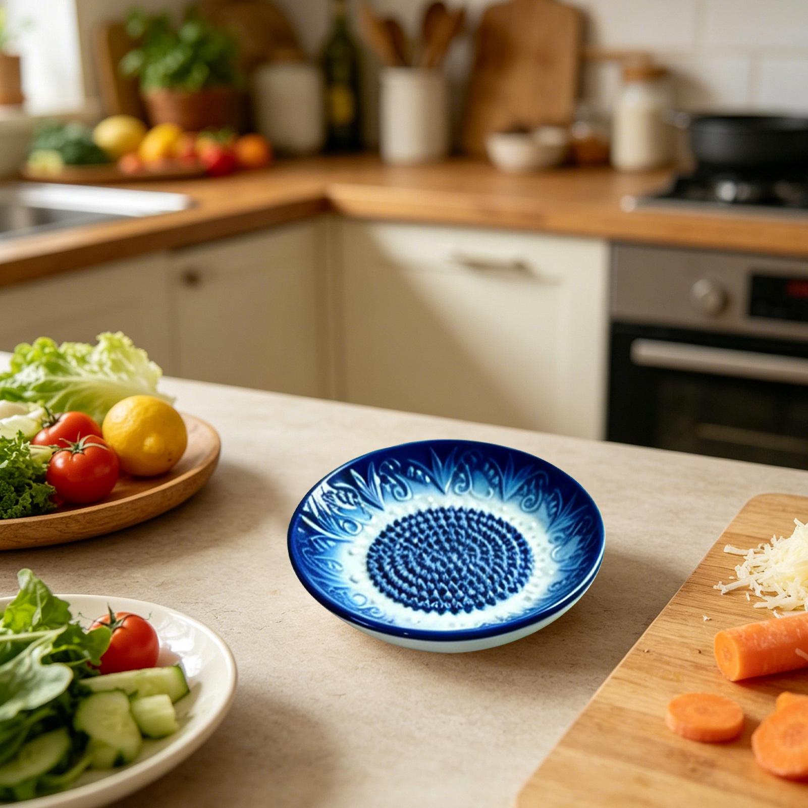 Garlic Grater Plate Embossed K - огляд і ціна Meal Prep Chef