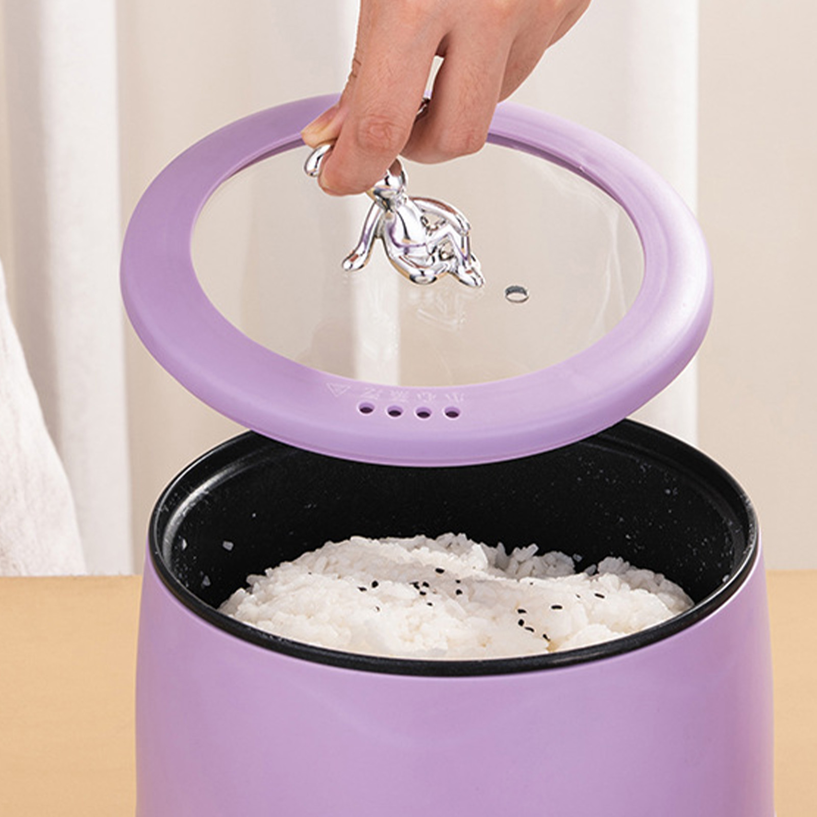 Smart Electric Mini Rice Cooke - огляд і ціна Meal Prep Rice