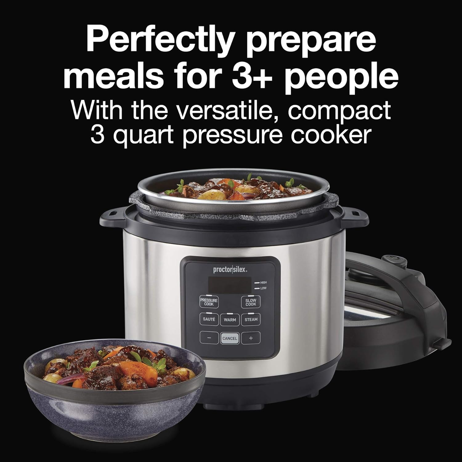 3 Qt 4-in-1 Electric Pressure  - огляд і ціна Meal Prep Rice
