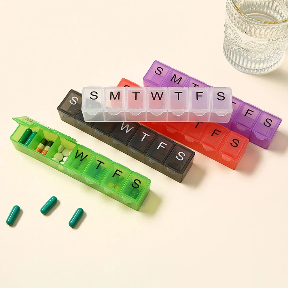 Weekly (7-Day) Pill Organizer, - огляд і ціна Meal Prep Planner