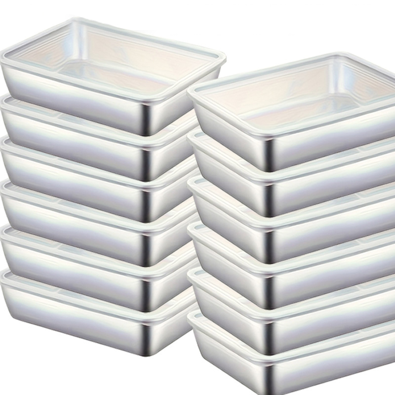 4pcs Stainless Steel Food Stor - огляд і ціна Meal Prep Organizer