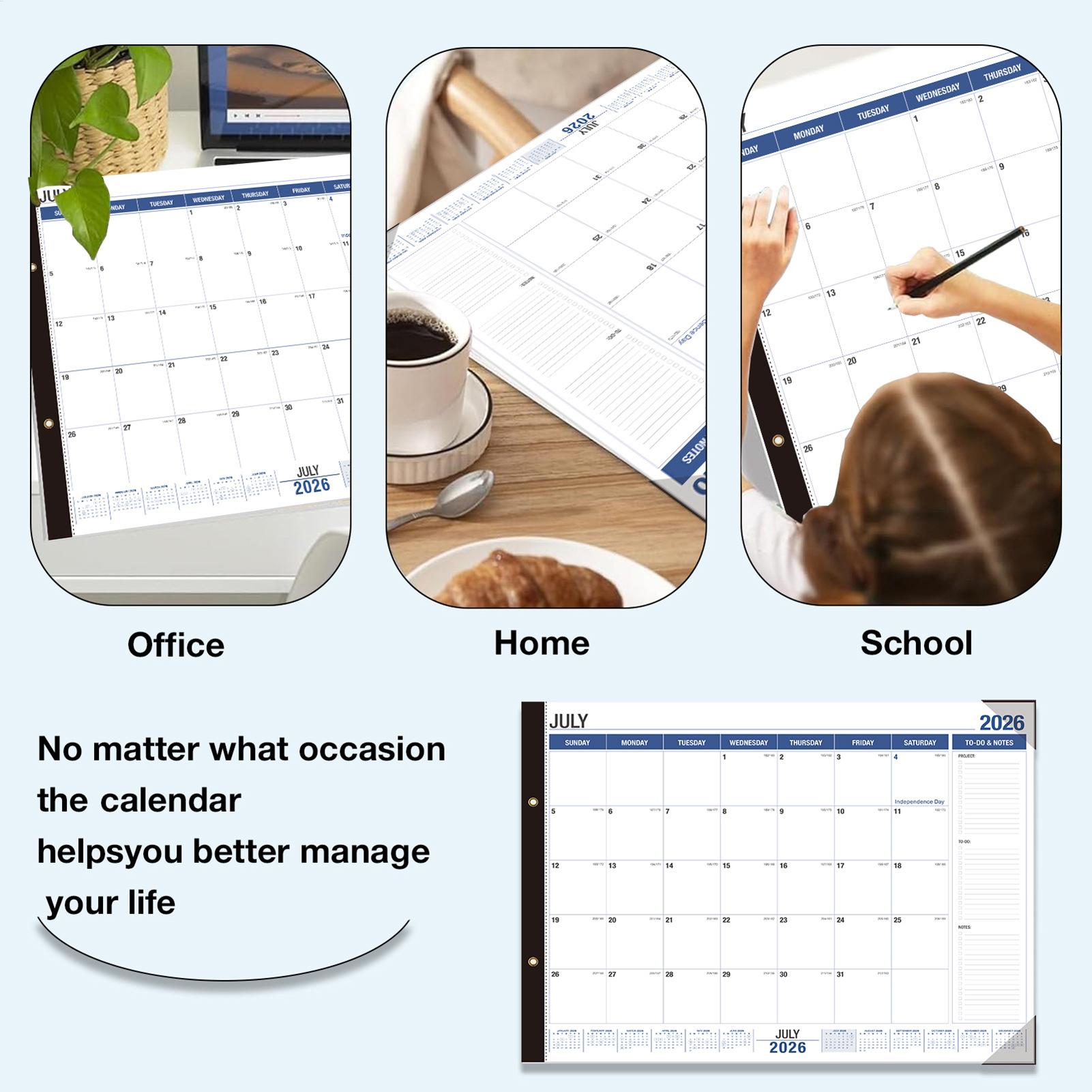 Large Calendar 2026-2027 Daily - огляд і ціна Meal Prep Planner