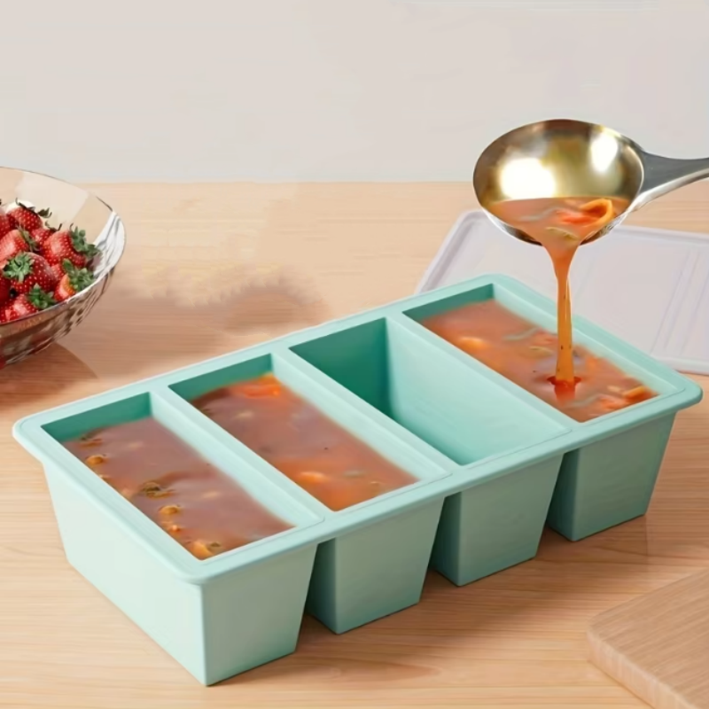 1pc Silicone Freezer Tray with - огляд і ціна Meal Prep Chef