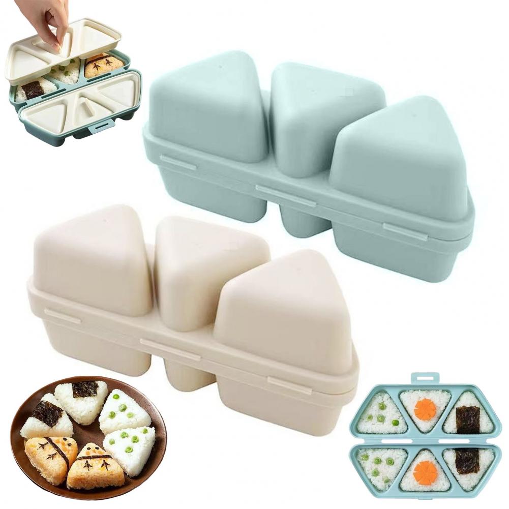 6-Cavity Triangle Onigiri Mold - огляд і ціна Meal Prep Rice