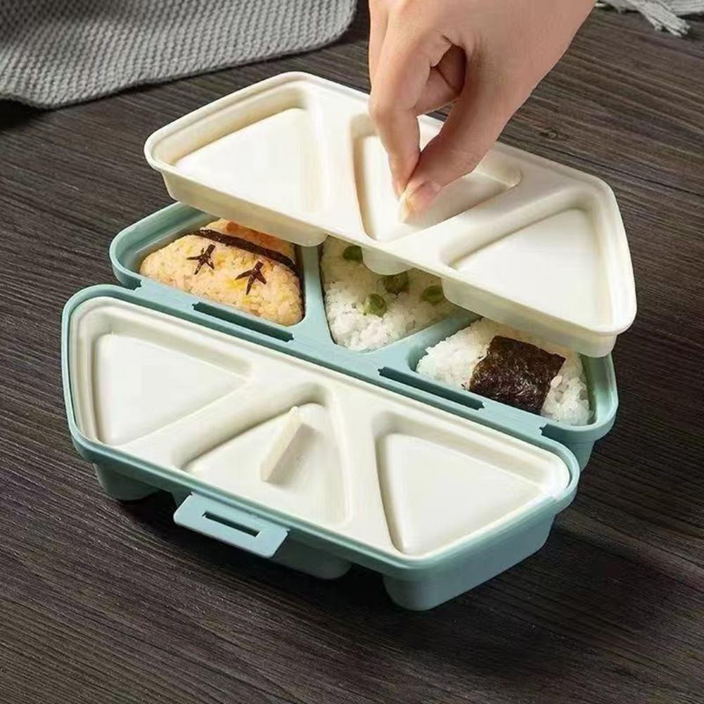 6-Cavity Triangle Onigiri Mold - огляд і ціна Meal Prep Rice