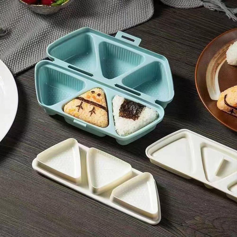 6-Cavity Triangle Onigiri Mold - огляд і ціна Meal Prep Rice